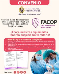 Convenio con la Universidad FACOP