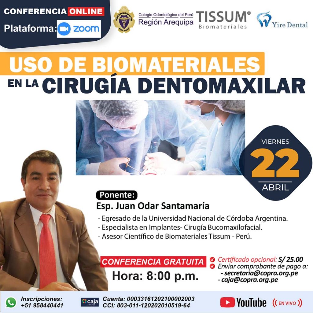 Uso de Biomateriales en la Cirugía Dentomaxilar