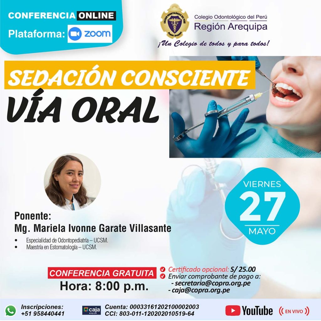 Sedación Consciente Vía Oral