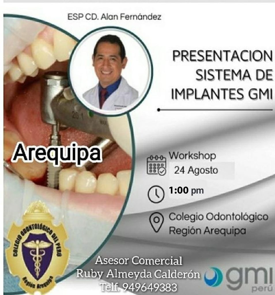 Presentación de Sistema de Implantes GMI