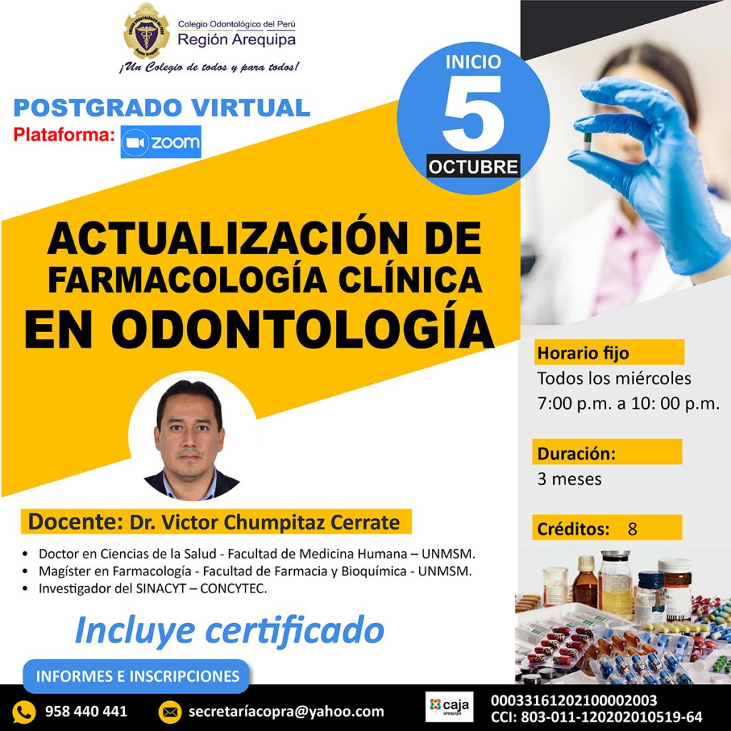 ACTUALIZACIÓN DE FARMACOLOGÍA CLÍNICA EN ODONTOLOGÍA