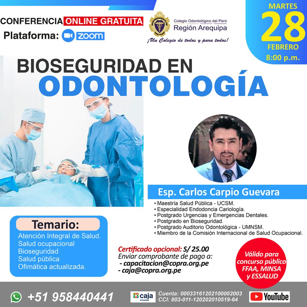 Bioseguridad en Odontología