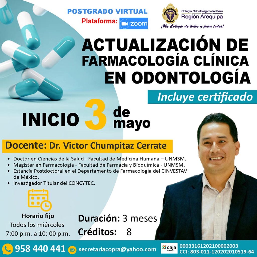 Actualización de farmacología clínica en Odontología