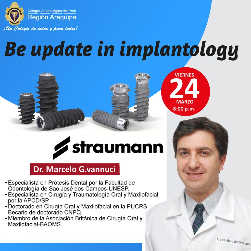 Be update in implantology Straumann