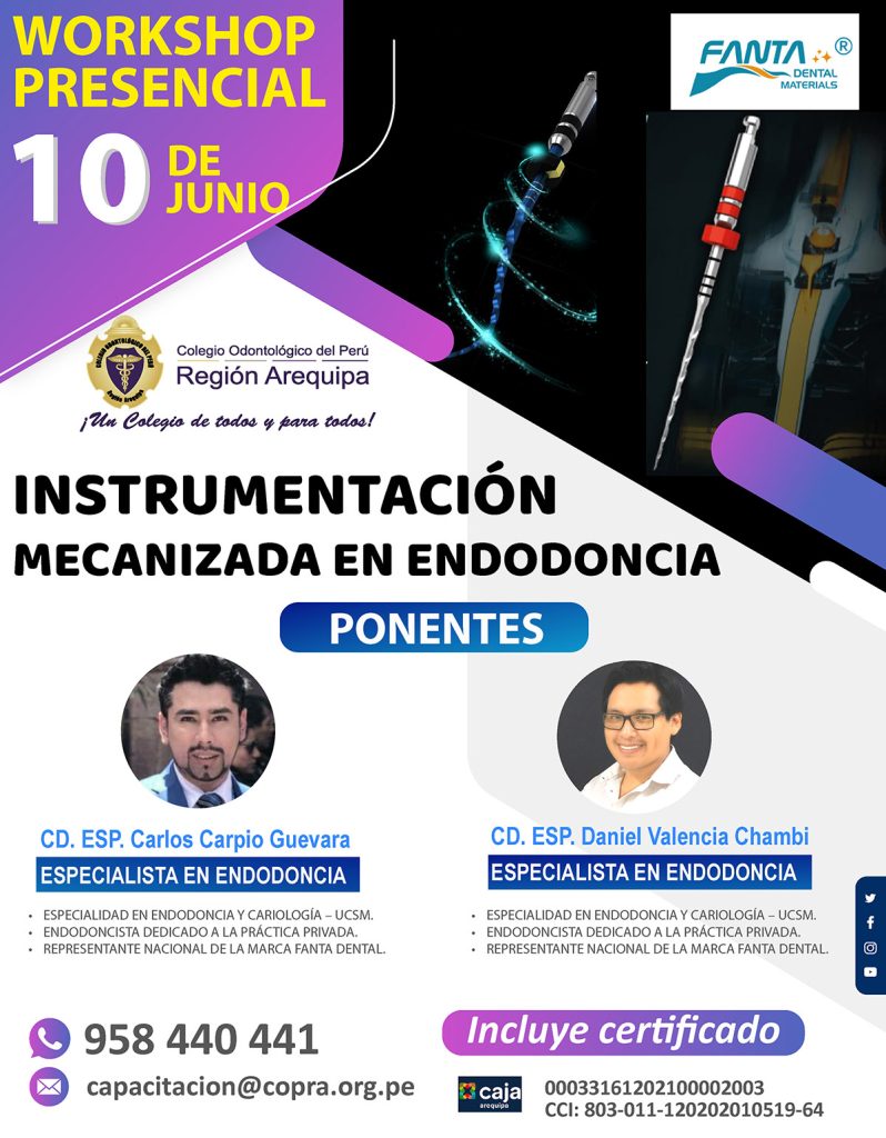 Instrumentación. Mecanizada en endodoncia