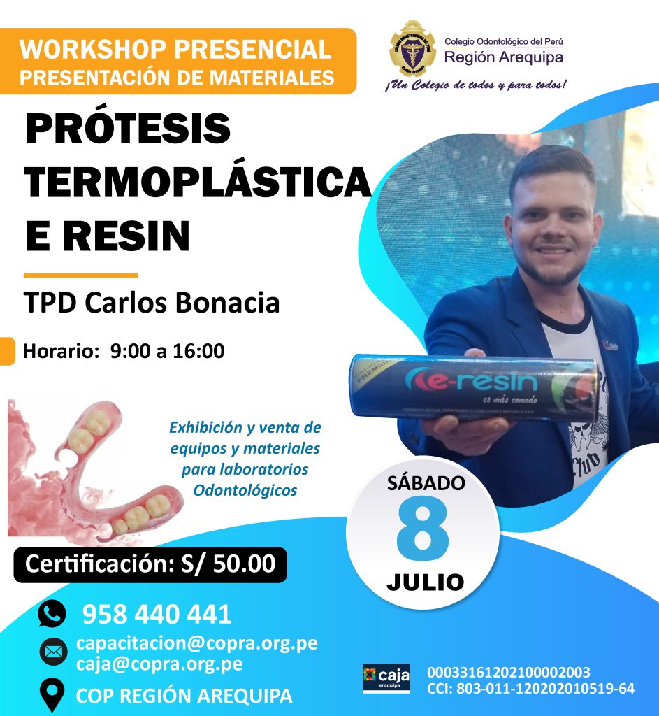 Taller de demostración prótesis termoplástica e resin