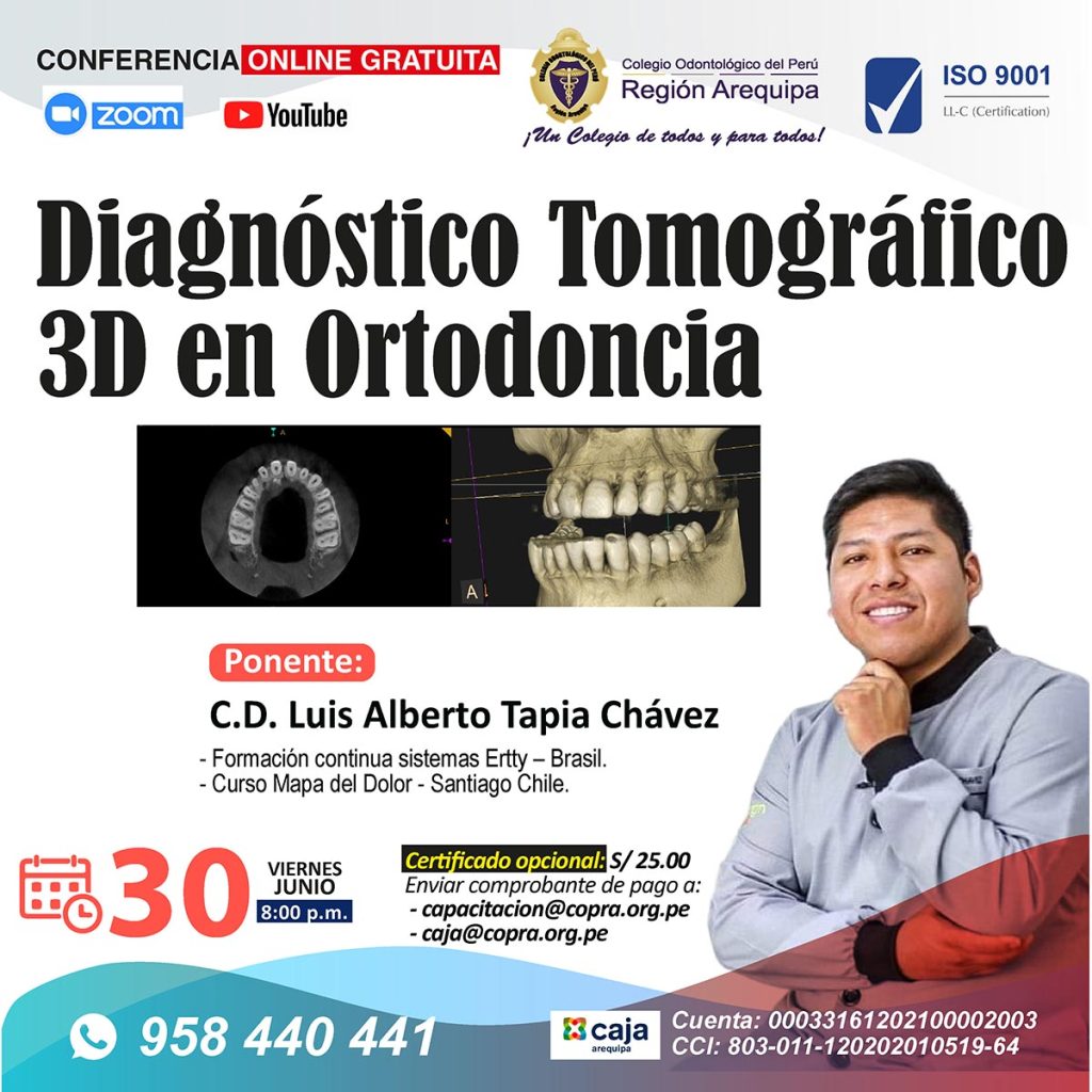 Diagnóstico tomográfico 3d en Ortodoncia