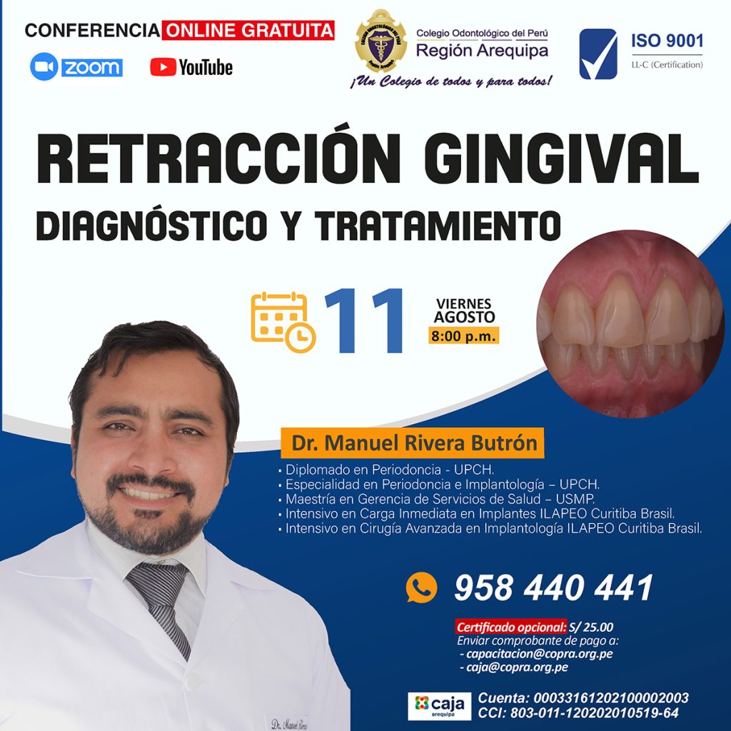 Retracción gingival diagnóstico y tratamiento