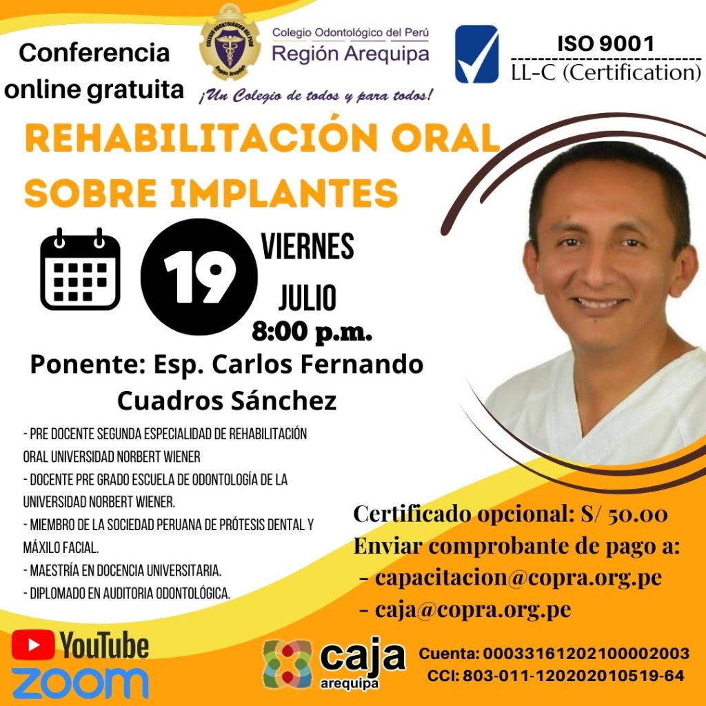 Rehabilitación oral sobre implantes