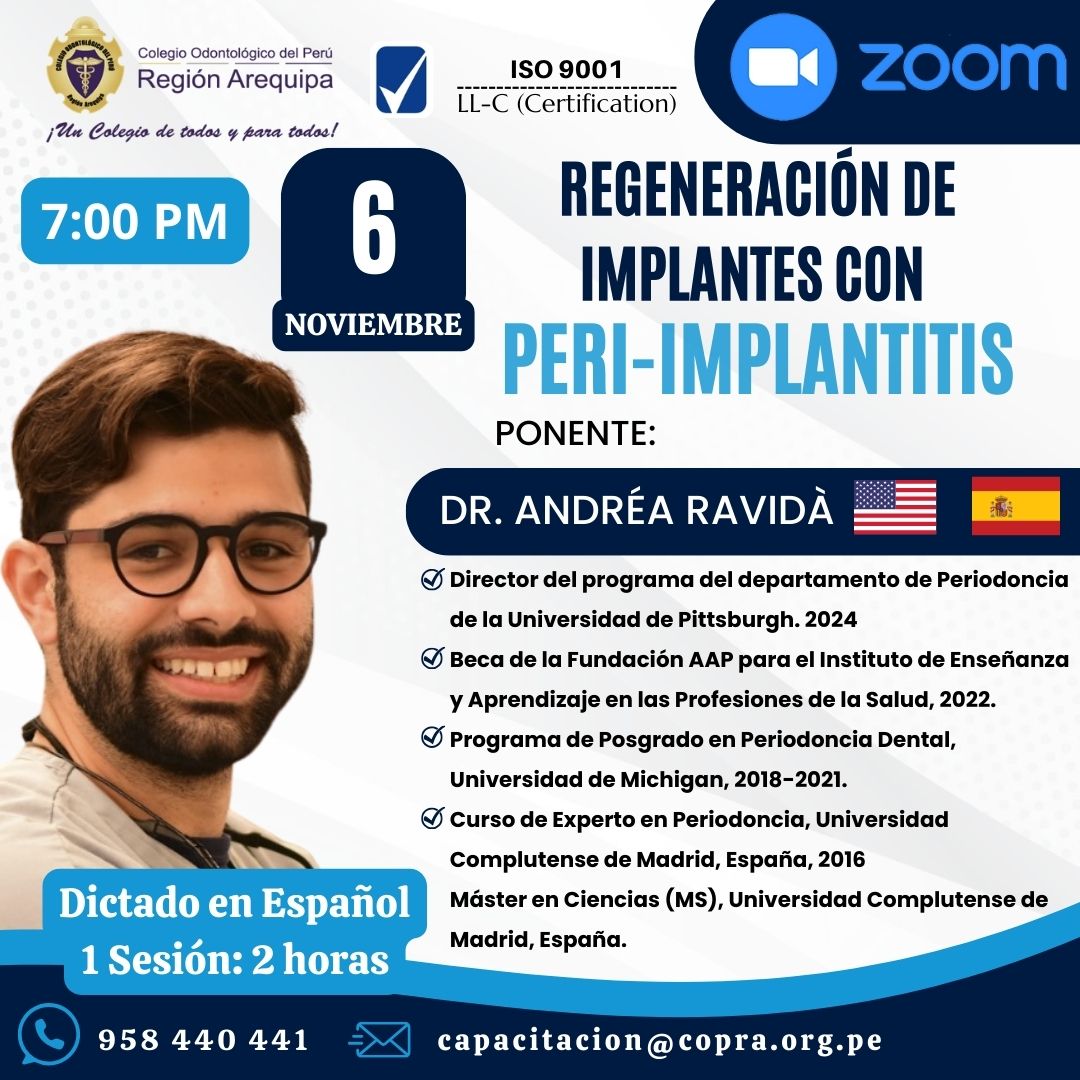 Regeneración de implantes con peri-implantitis